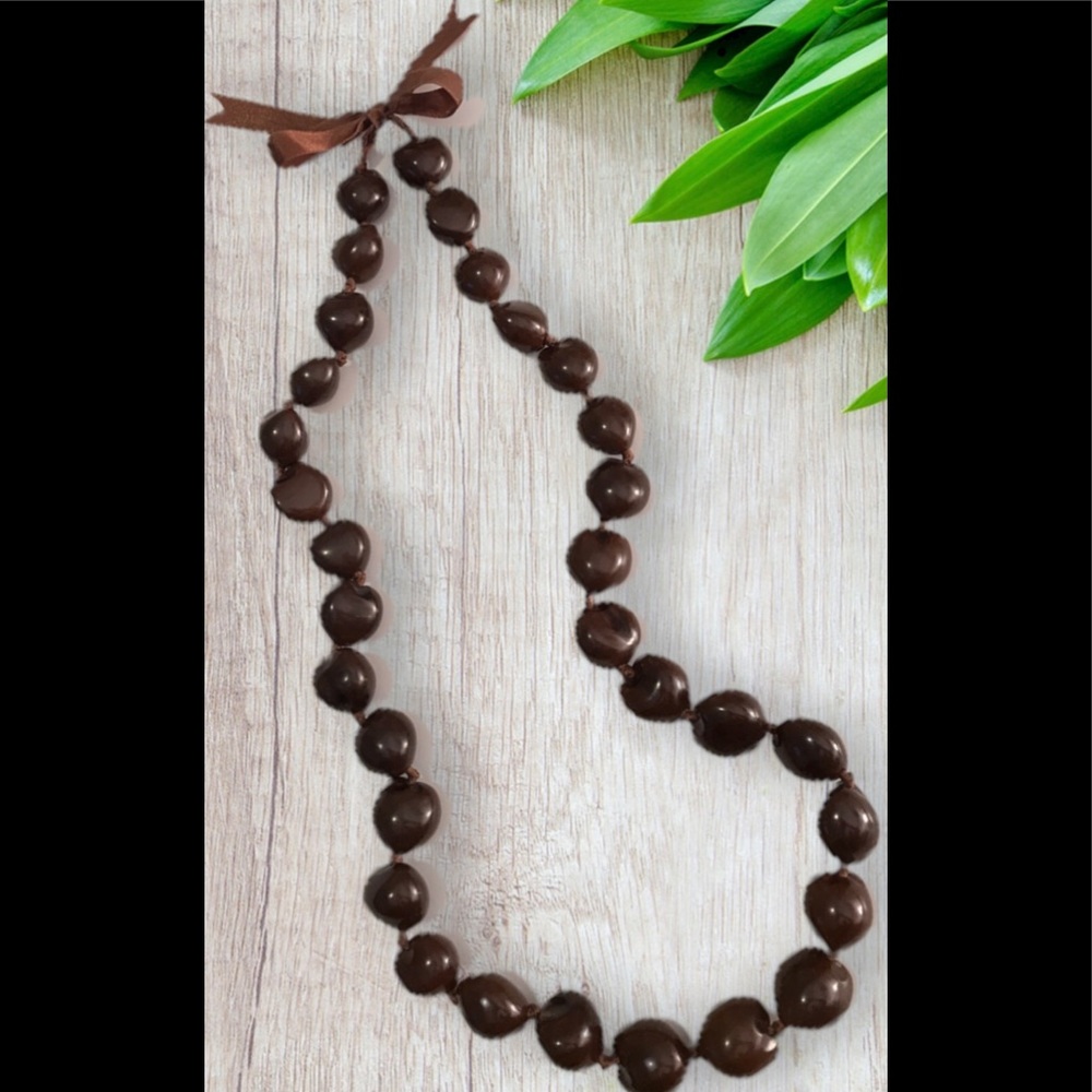 Unique Boho Vintage Handcrafted Wood Necklace